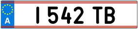 Truck License Plate